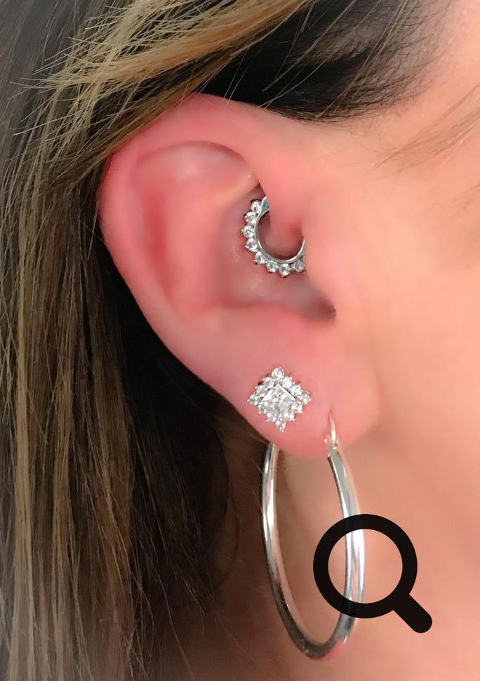 Ohren Piercing