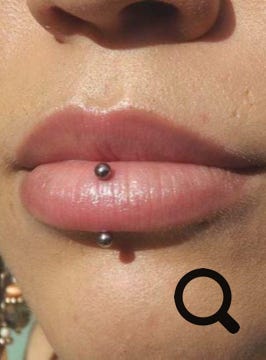 Lippenpiercing
