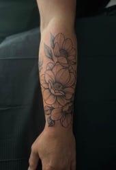 Blumen Tattoo