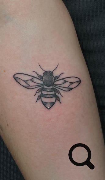 Bienen Tattoo