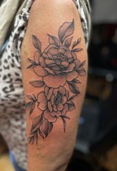 Blumen Tattoo