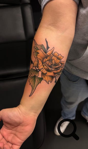 Blumen Tattoo