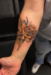 Blumen Tattoo